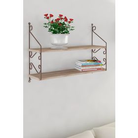 Decormet Seramoni 2 Raflı Sakramento Adena Raf Seti