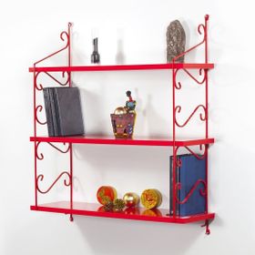 Decormet Seramoni 3 Raflı Beyaz Raf Seti