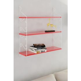 Decormet Seramoni 3 Raflı Beyaz Raf Seti
