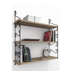 Decormet Seramoni 3 Raflı Sakramento Adena Raf Seti