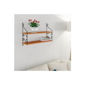 Decormet Seramoni2 Raflı Ceviz Raf Seti
