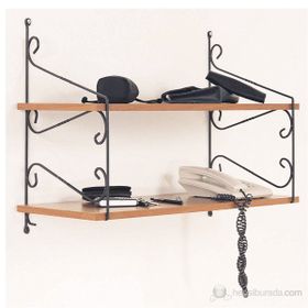 Decormet Seramoni2 Raflı Ceviz Raf Seti
