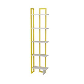 Decorotika Alıce Metal Beyaz Kitaplık