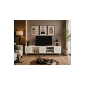 Decorotika Beyaz Sinef Tv Ünitesi