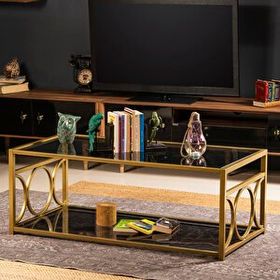 Decorotika Gold Frederika Orta Sehpa