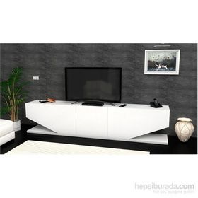 Decorotika İnci Beyaz TV Ünitesi