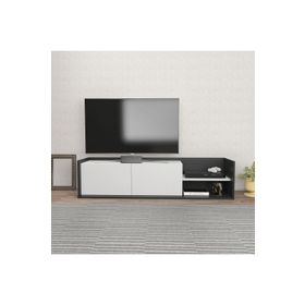 Decorotika Krog Antrasit Beyaz Tv Ünitesi