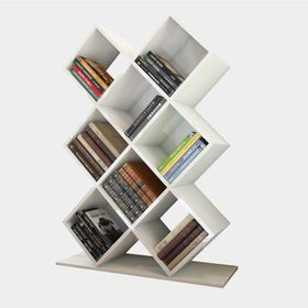 Decorotika Kumsal Beyaz Kitaplık