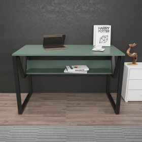 Decorotika Lona Silva Siyah Metal Çalışma Masası