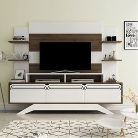 Decorotika Mobilya Beyaz Ceviz Delpi Tv Ünitesi