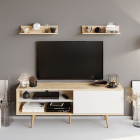 Decorotika Pi Beyaz Safirmeşe Tv Ünitesi