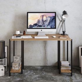 Decorotika Reader Siyah Ceviz Çalışma Masası
