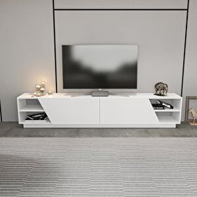 Decorotika Rhodes Beyaz Tv Ünitesi