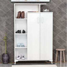 Decorotika Sanat Çok Amaçlı Beyaz Dolap