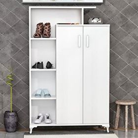 Decorotika Sanat Çok Amaçlı Beyaz Dolap