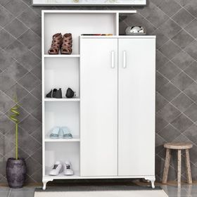 Decorotika Sanat Çok Amaçlı Beyaz Dolap