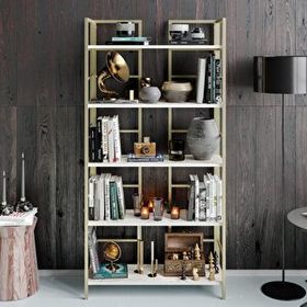 Decorotika Tinleys Gold Kitaplık