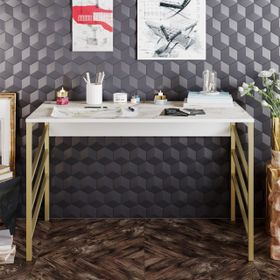 Decorotika Tuna Gold Çalışma Masası