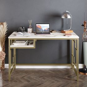 Decorotika Victory Gold Çalışma Masası