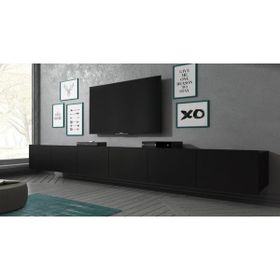 Decoroys Black Way Siyah Tv Ünitesi