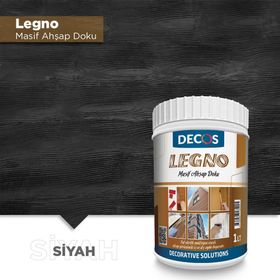 Decos Legno Masif 1 lt Siyah Ahşap Doku Verniği