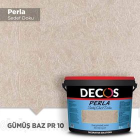 Decos PR10 Perla Sedef Doku 2.5 lt Gümüş Baz Kaplama Boyası