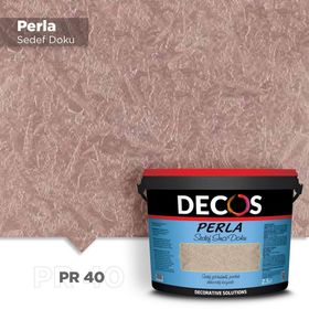 Decos PR40 Perla Sedef Doku 1 lt Kaplama Boyası