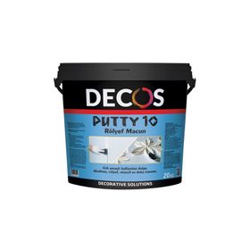 Decos Putty 10 Rölyef 20 kg Macun Pasta