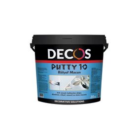 Decos Putty 10 Rölyef 20 kg Macun Pasta