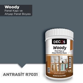 Decos R7031 Woody Panel 0.75 lt Antrasit Kapı Boyası