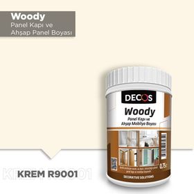 Decos R9001 Woody Panel 0.75 lt Krem Kapı Boyası