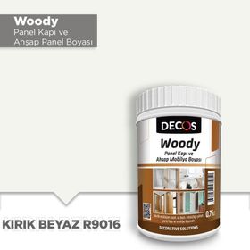 Decos R9016 Woody Panel 0.75 lt Kırık BeyazKapı Boyası