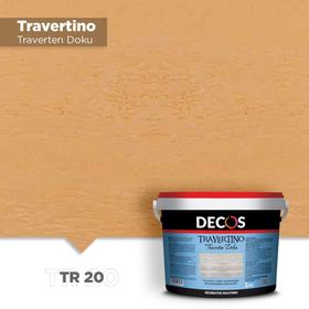 Decos TR20 Travertino 1.5 kg Traverten Dokulu Efekt Kaplama