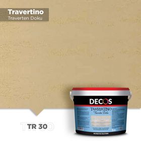 Decos TR30 Travertino 1.5 kg Traverten Dokulu Efekt Kaplama