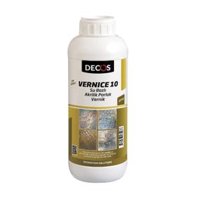 Decos Vernice 10 Su Bazlı Parlak 0.5 lt Çok Amaçlı Vernik