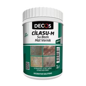Decos Vernice 40 Su Bazlı 0.5 lt İpek Mat Vernik