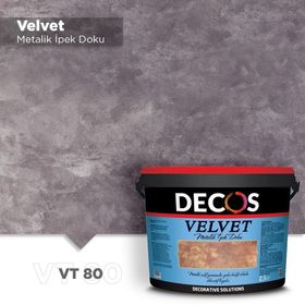 Decos VT80 Velvet Kadife Dokulu 2.5 lt Efekt Kaplama Boyası