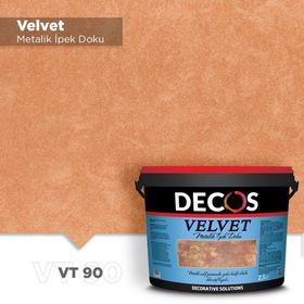 Decos VT90 Velvet Kadife Dokulu 2.5 lt Efekt Kaplama Boyası