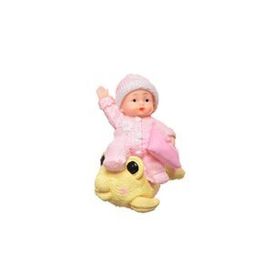 Decotown Hediyelik Sevimli Pembe Bebek Biblo