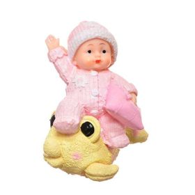Decotown Hediyelik Sevimli Pembe Bebek Biblo