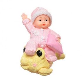 Decotown Hediyelik Sevimli Pembe Bebek Biblo