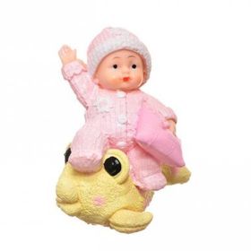 Decotown Hediyelik Sevimli Pembe Bebek Biblo