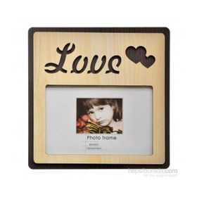 Decotown Love Ahşap Fotoğraf Çerçevesi