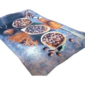 Decovilla Coffee 160x230 cm Deri Taban İpek Dijital Baskı Halı
