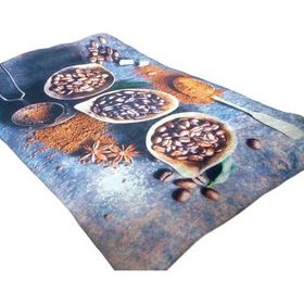 Decovilla Coffee 160x230 cm Deri Taban İpek Dijital Baskı Halı