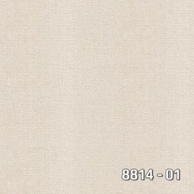 Decowall Royalport Sade Desenli 8814-01 Krem Duvar Kağıdı