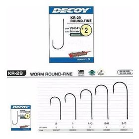 Decoy KR-29 Worm Round Fine Black Nickel Olta iğnesi