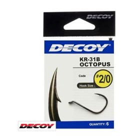 Decoy KR-31B Octopus Black Nıckel 2/0 Olta Kancası