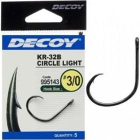 Decoy KR-32B Circle Light Black Nickel No:1 Olta İğnesi