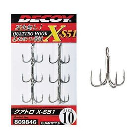 Decoy X-S51 No 6 Quattro Dörtlü Maket Balık İğnesi